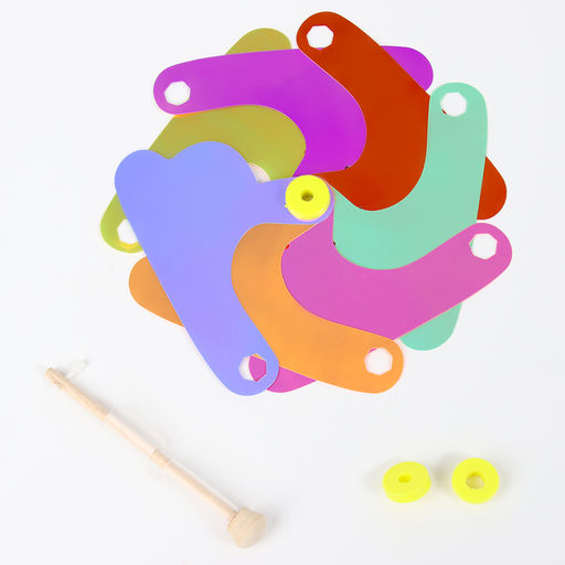 Ветерок Цветочек на деревянной палочке - Simaland фото 4