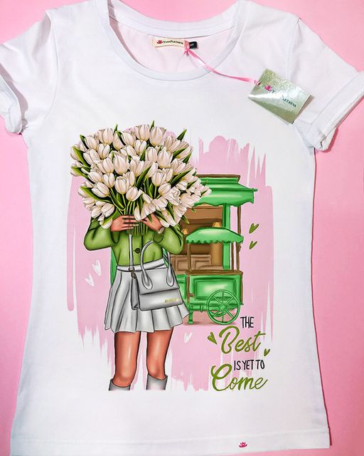 Эксклюзивная футболка Yana Pletneva упаковка плотный Zip пакет!