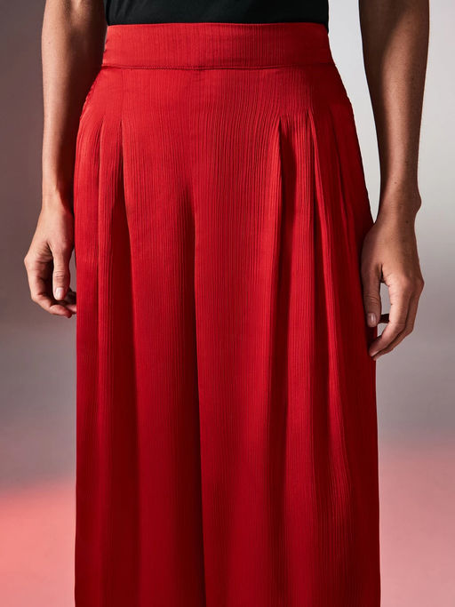 Широкие брюки с резинкой на поясе ZR2605022101-70 / Zarina  фото 9