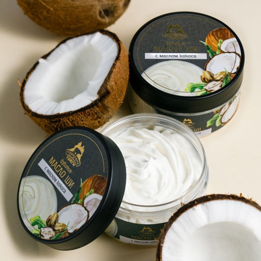 Взбитое масло Ши с маслом кокоса, 90 гр