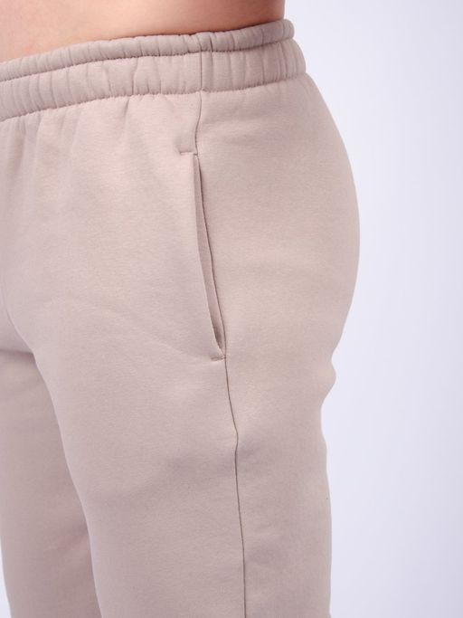 Брюки "БМ-1" бежевый, футер начес