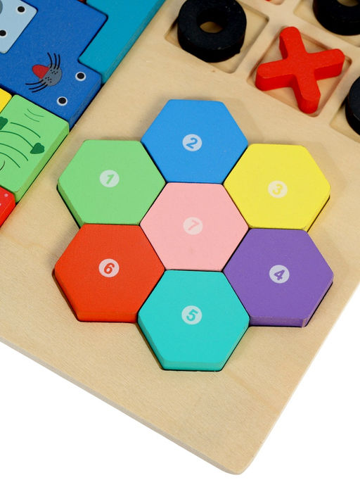 Деревянный пазл «Тетрис» 3 в 1