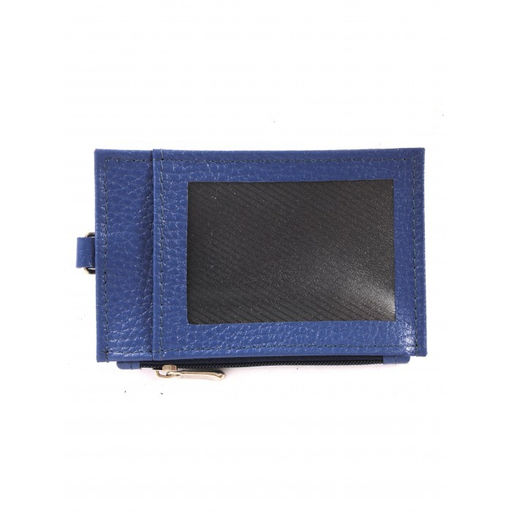 Визитница-кардхолдер Croco-В-216 н/к, 1отд, 3карм, васильковый флотер (105) 265124  фото 2