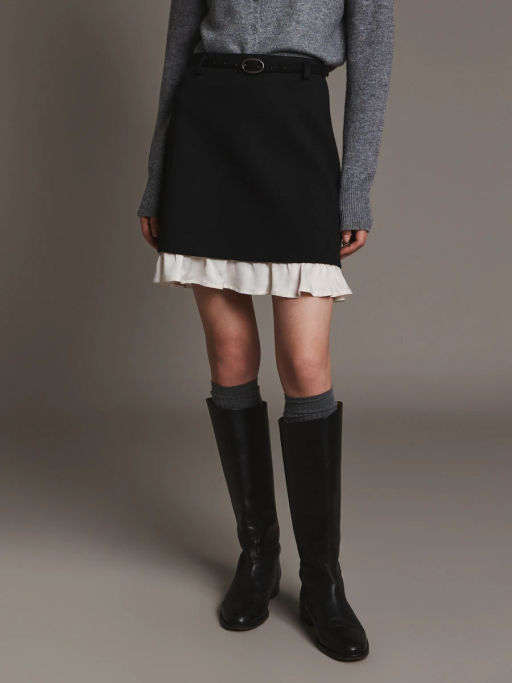 Юбка с ремнем женская ZR2609023501-50 / Zarina