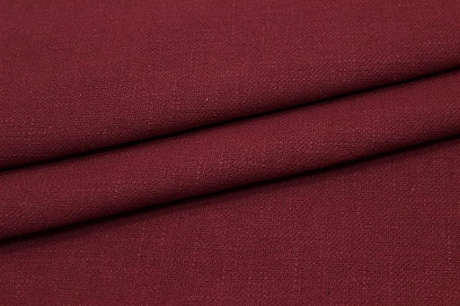 Конопля с хлопком-диагональ цв.Винтажно-бордовый, СОРТ2, ш.1.4м, конопля-80%, хлопок-20%, 246гр/м.кв - Купава фото 7