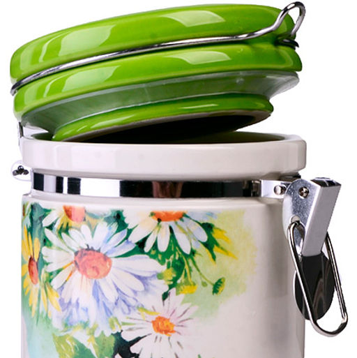 30756 Банка для сыпучих 500мл Ромашки дол/металл LR (х24) - Mayer&boch фото 2