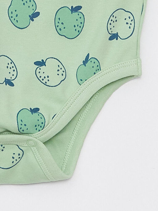 Bisiklet Yaka Bask?l? Erkek Bebek ??t??tl? Body - Waikiki фото 3