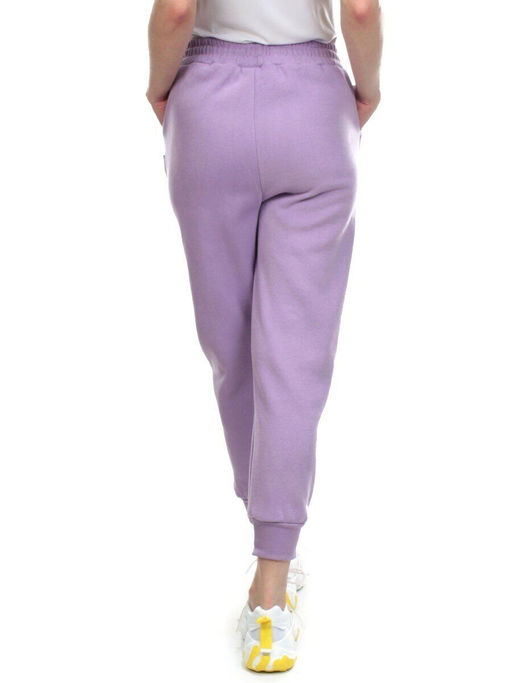 05 LILAC Брюки спортивные женские на флисе (100% хлопок) 7986
