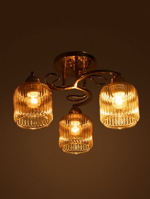 Люстра 20133/3, 3хE27, 60 Вт, золото