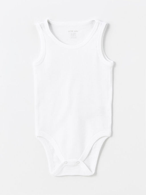 Bisiklet Yaka Basic K?z Bebek ??t??tl? Bodysuit 2li