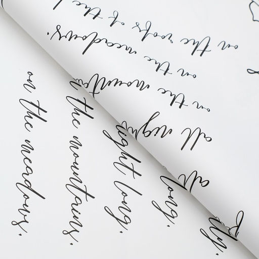 Цена за 20 шт. Пленка флористическая, До полуночи, белая, в листах, 58 х 58 см - UPAK LAND фото 3
