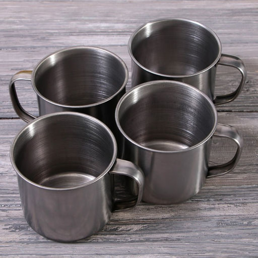 Набор посуды Главное в походе, кружка 4 шт., тарелка 4 шт., мультитул 4 шт. - Mode forrest фото 4