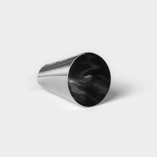 Цена за 2 шт. Насадка кондитерская KONFINETTA Лепесток розы, d=2.5 см, выход d=1.5 см, нержавеющая сталь  фото 3