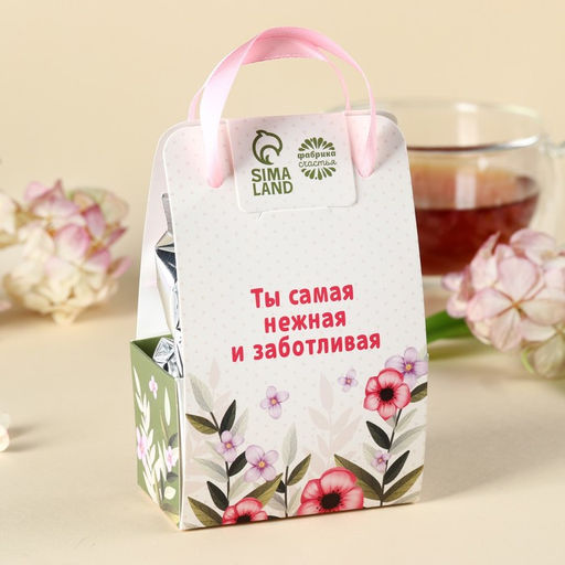 Чай чёрный Любимой маме в коробке-пакете, вкус: лимон, 50 г. - Фабрика счастья фото 3