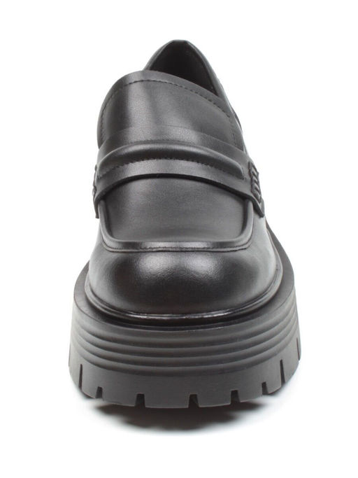 03-C1815-1 BLACK Лоферы женские (натуральная кожа) - Фабричный китай фото 11