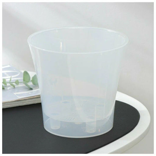 Горшок для цветов "АРТЕ" 2л Цвет прозрачный-прозрачный (АРТ 2 П-П) (64)