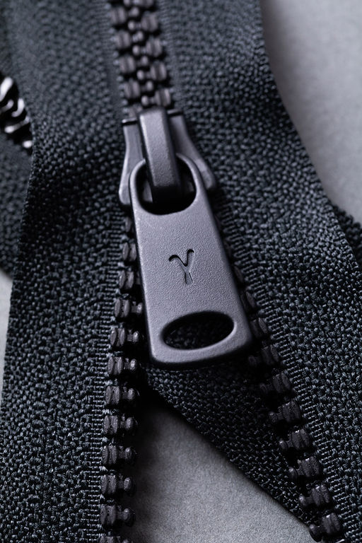 Молния Трактор GAMMA ZipGlaze декоративная матовая 55 см Тип 5 5 шт разъёмная однозамковая ЧЕРНЫЙ №310