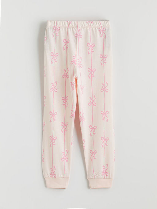 Beli Lastikli Desenli K?z ?ocuk Pijama Alt