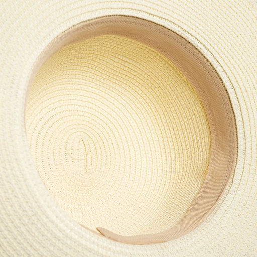 Шляпа женская с леопардовым ремешком MINAKU, молочная, размер 58