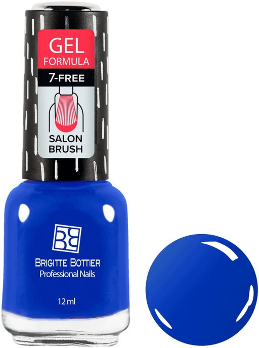 Brigitte Bottier Лак д/ногтей GEL FORMULA тон 80 электрик 12мл BB-GF80