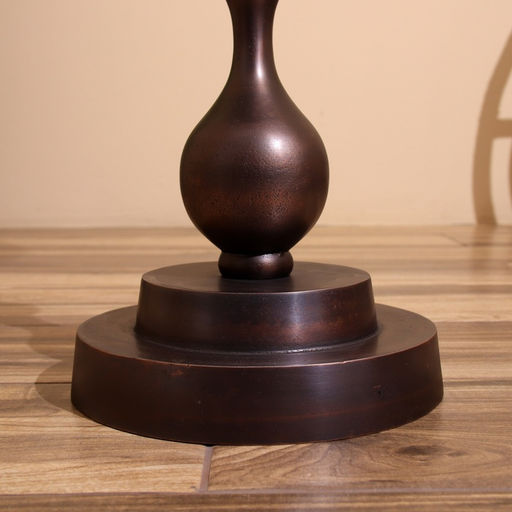 Стол кофейный, 41×41×57 см, алюминий, мрамор