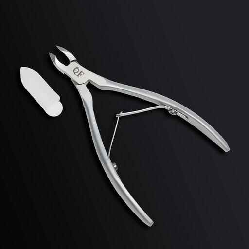 Кусачки маникюрные для кутикулы «Премиум сатин», матовые, двойная пружина, 12 см, длина лезвия-6 мм