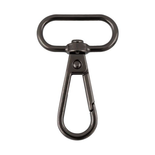 Фурнитура сумочная металл Gamma GH 111/25/10 Карабин 25 мм 10 шт. №06 под черный никель