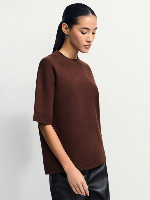 Джемпер из вискозы с рукавом 3/4 / Zarina фото 5