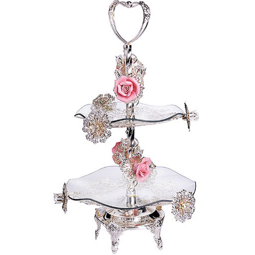 30822 Конфетница 2-х ярусная 32х32х52 см MB (х8) - Mayer&boch фото 2