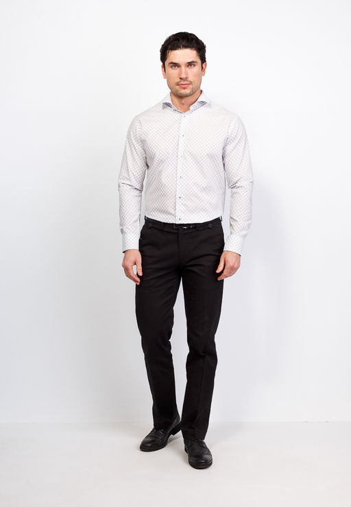 Сорочка мужская длинный рукав BERTHIER STAMPA185310/ Fit-R(0-1)  фото 4