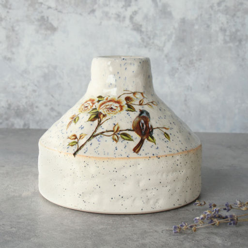 Цена за 1 шт. Ваза 11 см Птица / FLN-46-8 /уп 27/А без и/уп - Галеонтрейд фото 2