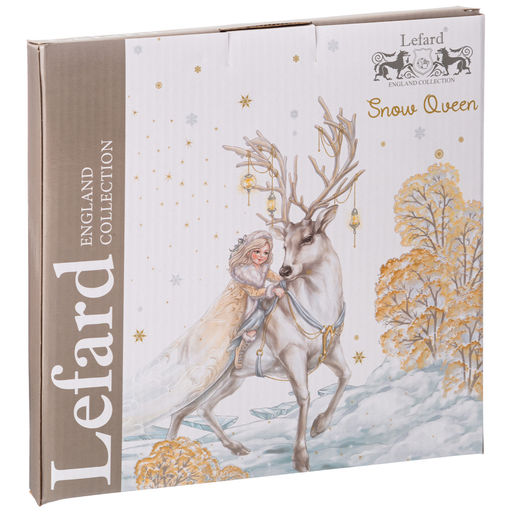 ТАРЕЛКА ЗАКУСОЧНАЯ LEFARD СНЕЖНАЯ КОРОЛЕВА 20,5 СМ  фото 2