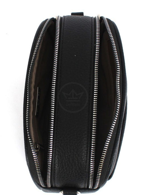 Сумка женская искусственная кожа DJ-CM 6920-BLACK, 2отд, плечевой ремень, черный SALE 260336 - Adelia фото 3