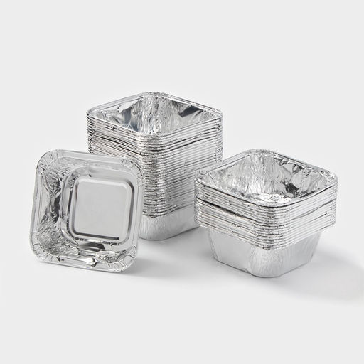 Набор форм для выпечки из фольги Доляна, 90 мл, 7.5×3 см, 50 шт