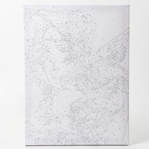 Картина по номерам с подрамником и поталью Взгляд, 30*40 см - Школа талантов фото 7