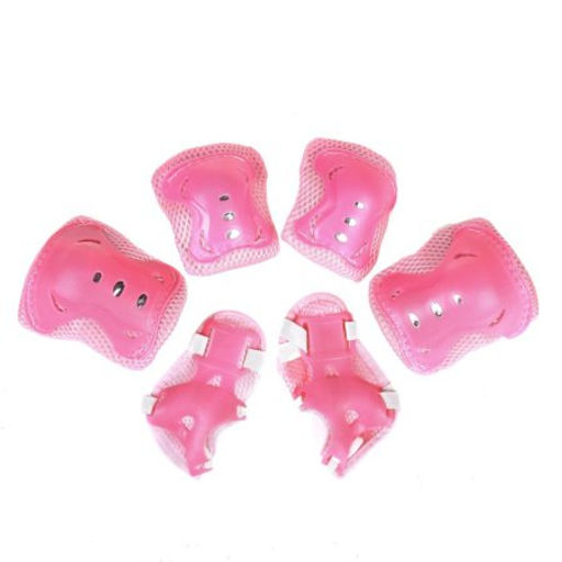 Защита для катания на роликах и велосипеде 6 предметов. 6-18лет / Yan-Fat-P /уп 100/ розовый - Галеонтрейд фото 6