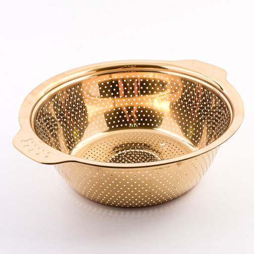 40725 Дуршлаг 23,5 см золотой MB (х120)