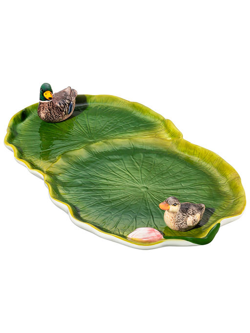 Блюдо сервировочное 35*20*6,5 см "Уточка", овальное, керамика