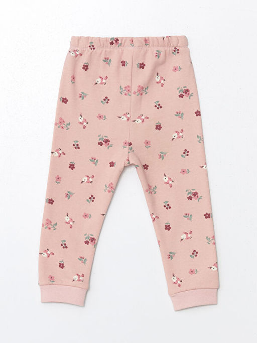 Beli Lastikli Bask?l? K?z Bebek Pijama Alt - Waikiki фото 2