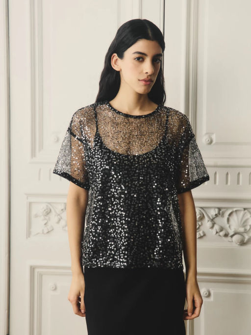 Топ из пайеток / Zarina