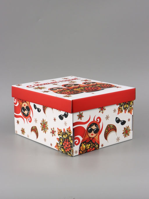 Коробка подарочная, складная 31.2×25.6×16.1 см «Русский стиль»