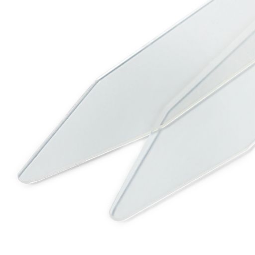 Фурнитура пластик PRYM 405261 Косточки для воротника 55 х 10 мм 24 шт прозрачные