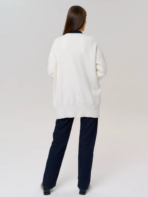 Кардиган женский 12421-54010 white/black