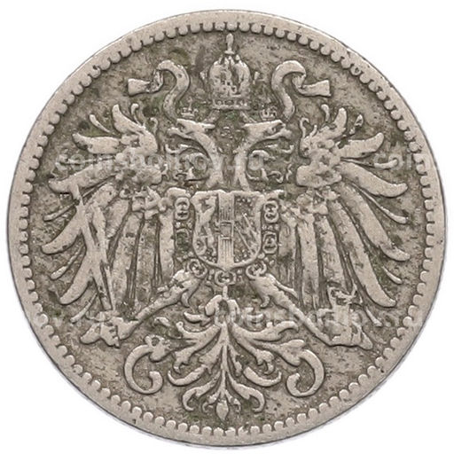 Монета 10 геллеров 1895 года Австрия