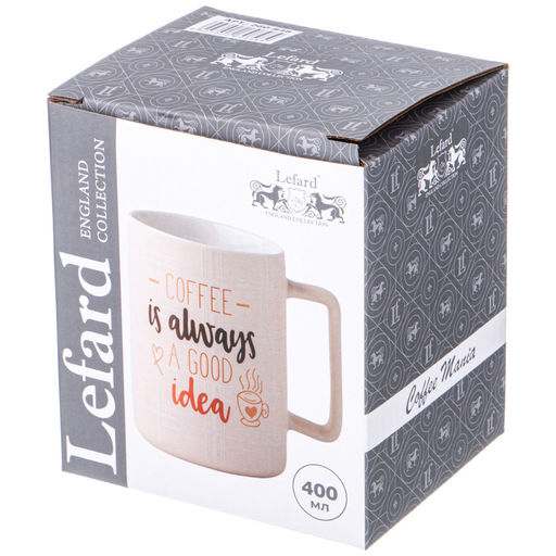 КРУЖКА LEFARD КОФЕМАНИЯ 400МЛ  фото 2