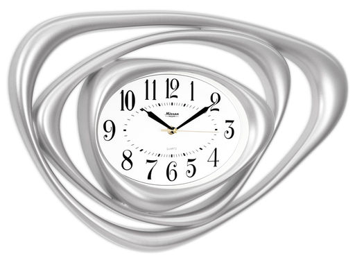 Настенные часы Mirron ассиметричные серые S99ACB