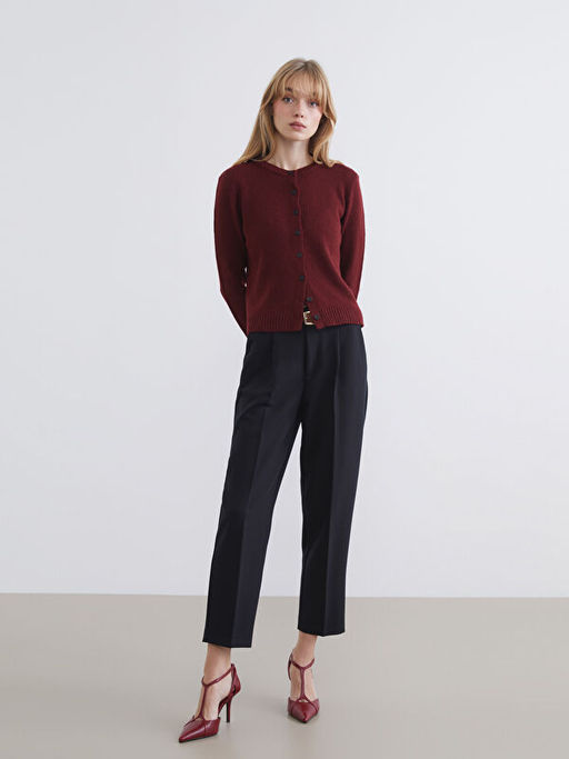 Bisiklet Yaka Kad?n Triko H?rka