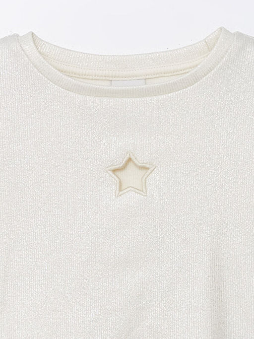 Bisiklet Yaka K?sa Kollu K?z ?ocuk Ti??rt - Waikiki фото 3