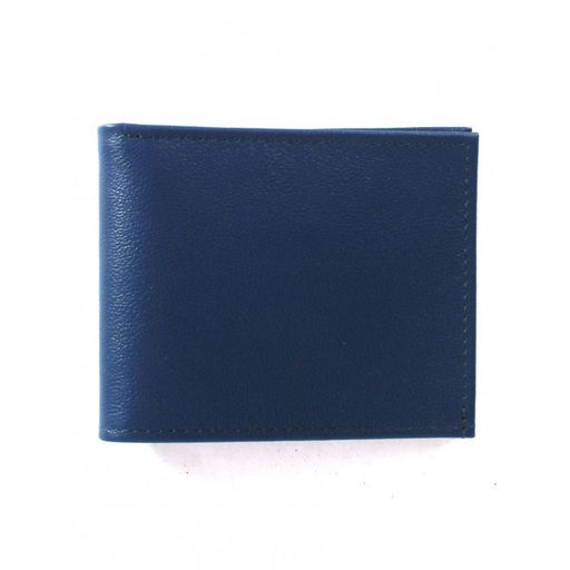 Портмоне мужское Croco-ПР-900 натуральная кожа 1 отд, 10 карм, синий бергамо (47) 264845  фото 2