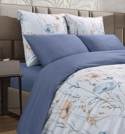 Постельное белье Вилора Евро (простыня на резинке 180*200 см) + 4 наволочки - Ecotex фото 2